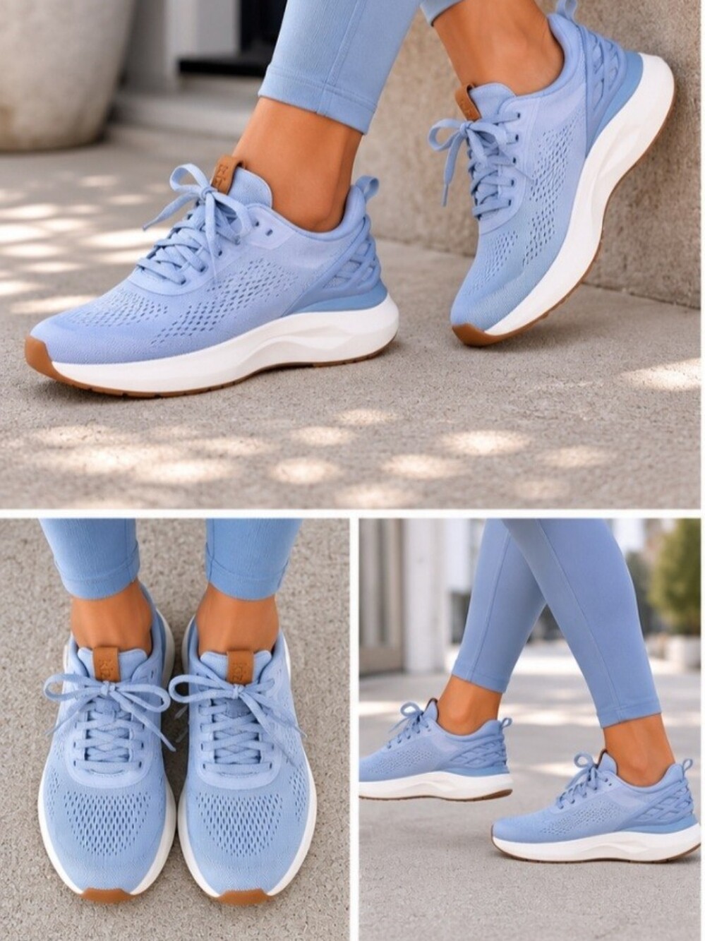 Kizik Women's Athens 2 Sneakers Size 8½ in Soft Chambray colorway